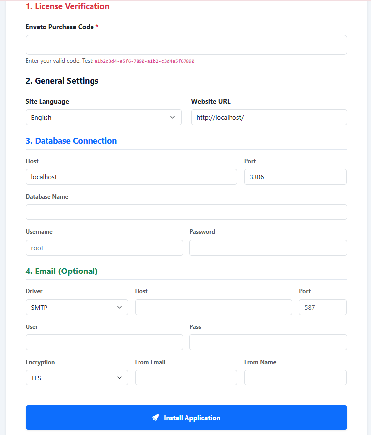 Application install 2